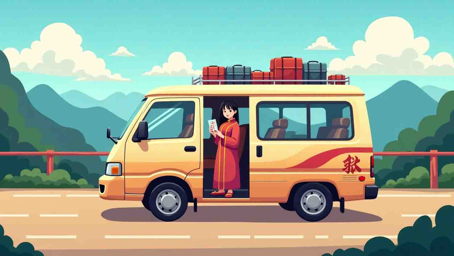 voyager en Chine avec un van aménagé camping car